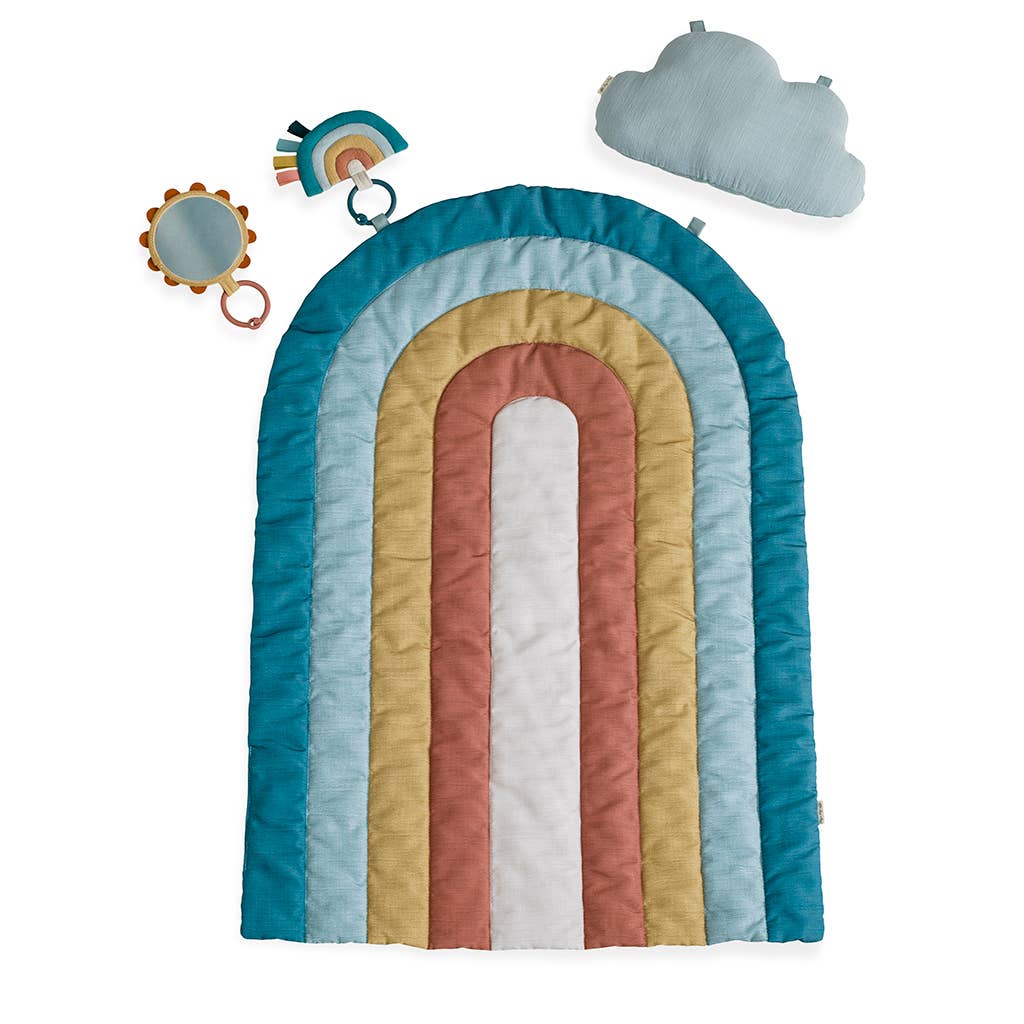 Bitzy Bespoke Ritzy Tummy Time™ Rainbow Play Mat - The Bronze Butterfly