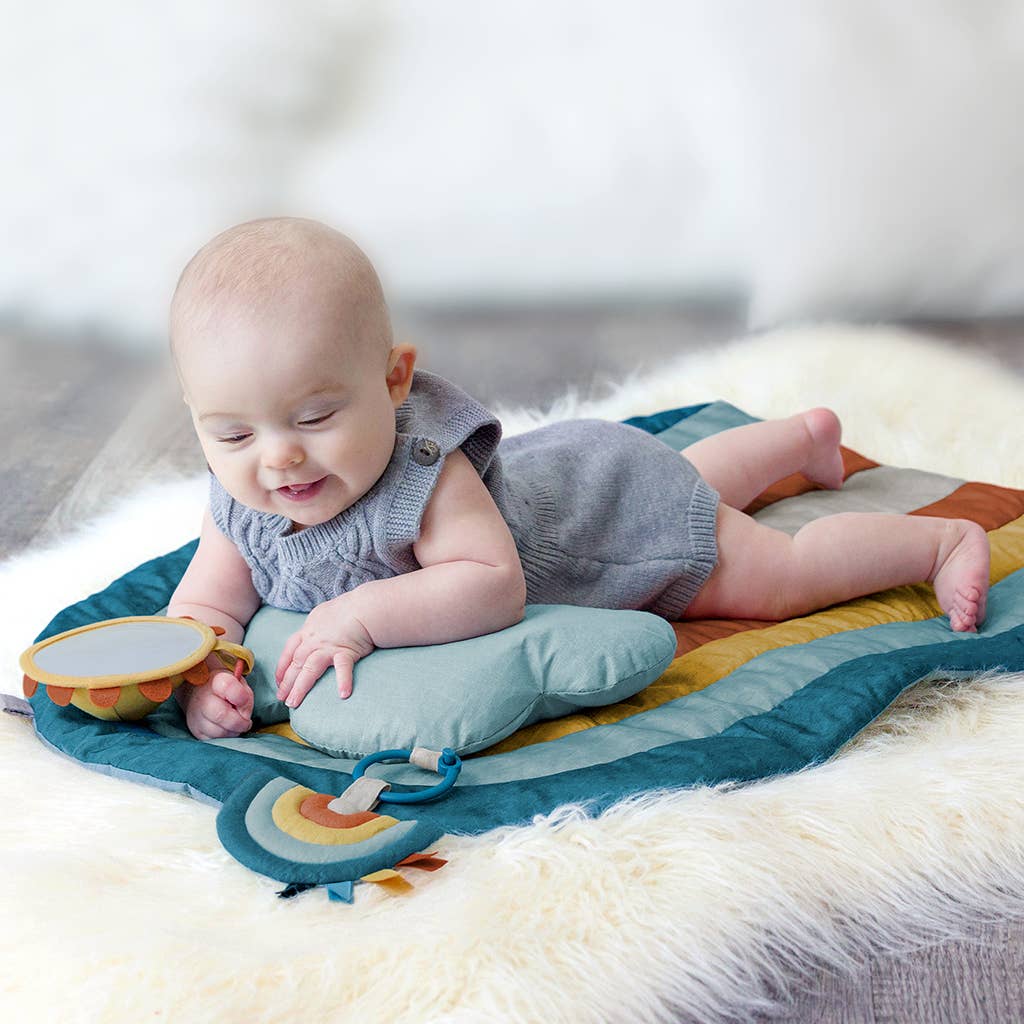 Bitzy Bespoke Ritzy Tummy Time™ Rainbow Play Mat - The Bronze Butterfly
