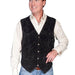 Black Calf Suede Vest Scully 507 - 214 - The Bronze Butterfly