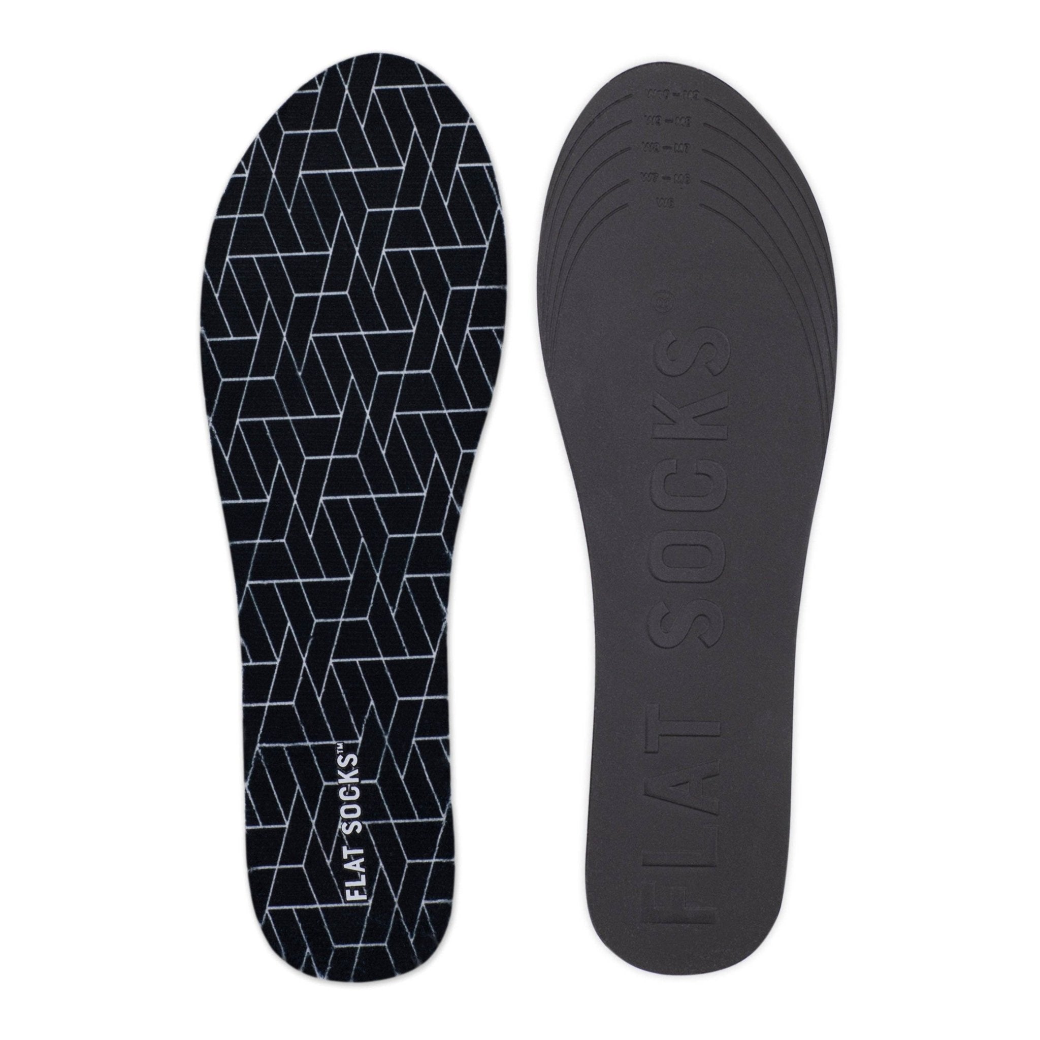 Black FLAT SOCKS - The Bronze Butterfly