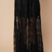 Black High Waist Sheer Lace Maxi Skirt - The Bronze Butterfly