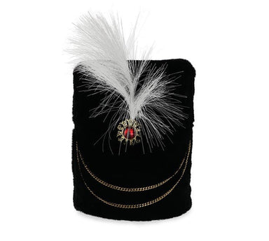 BLACK NUTCRACKER HAT TREE TOPPER - The Bronze Butterfly