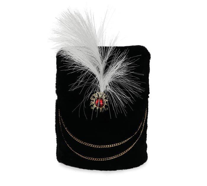 BLACK NUTCRACKER HAT TREE TOPPER - The Bronze Butterfly