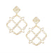 Bloom Statement Earrings Gold - The Bronze Butterfly