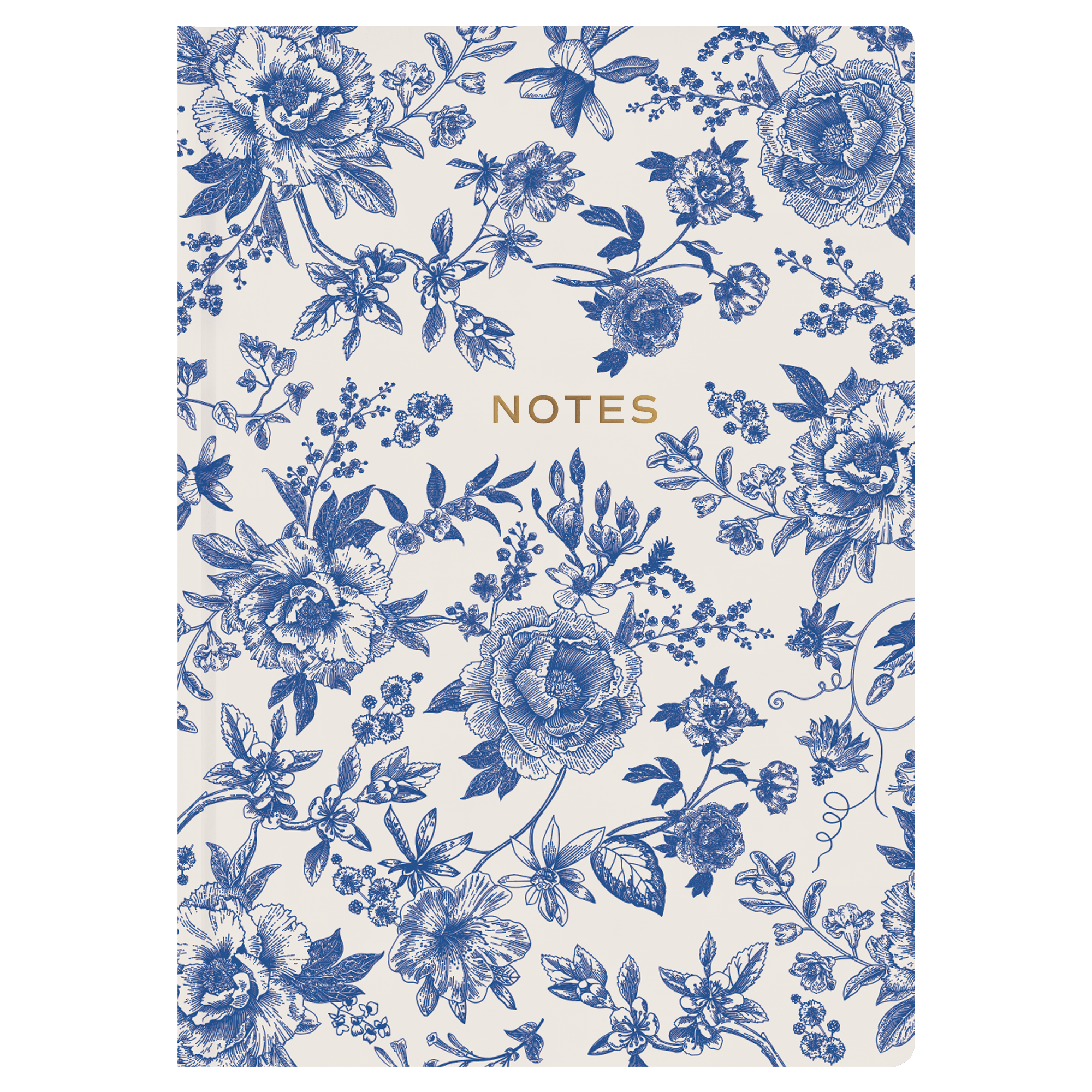 Blue Delft Notes Journal - The Bronze Butterfly