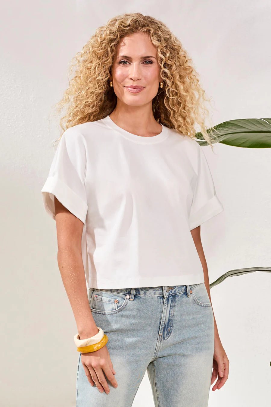 BLUE THREAD Soft Touch Mercerized Cotton Crew Neck T-Shirt - The Bronze Butterfly