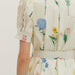 Botanical Print Puff Sleeve Mini Dress - The Bronze Butterfly