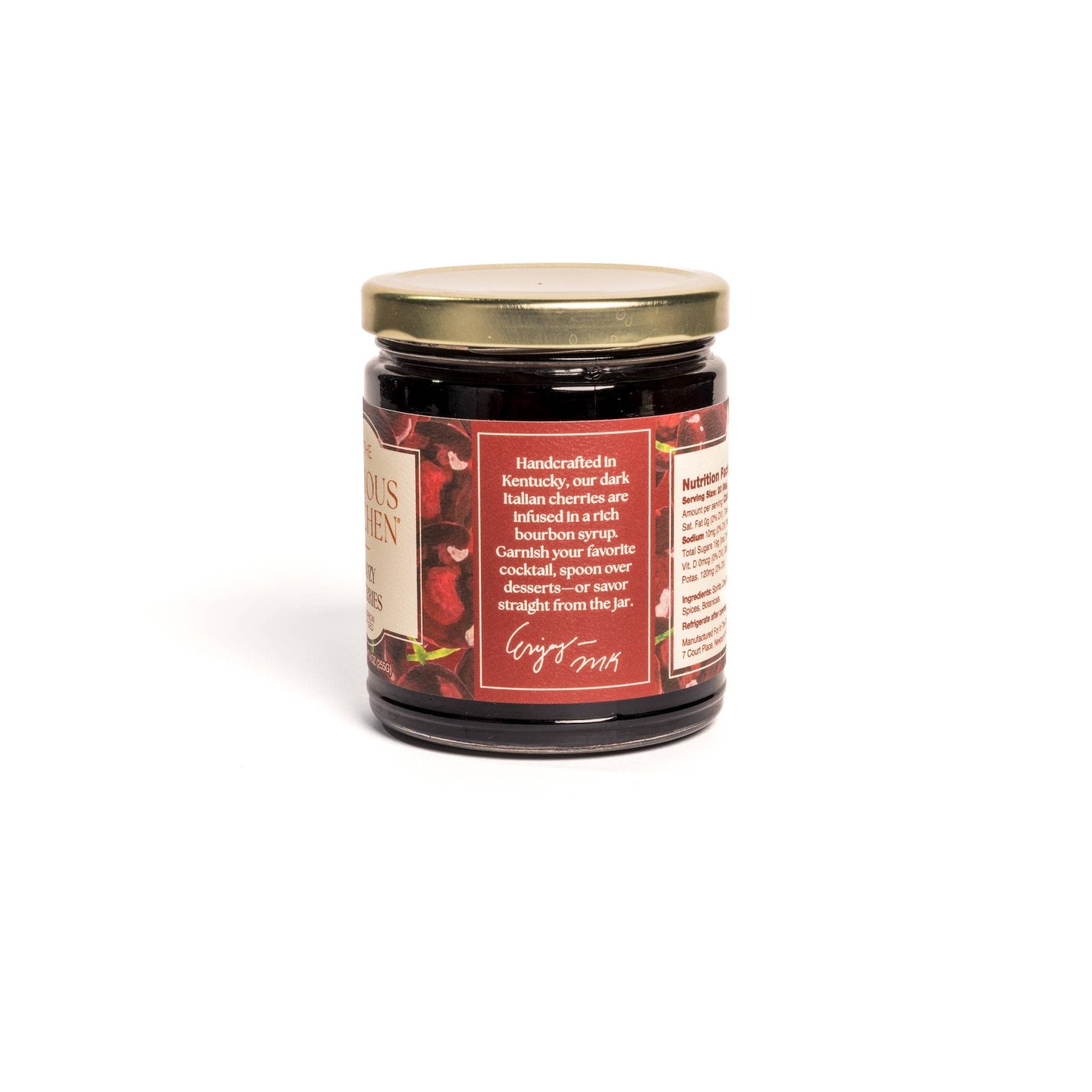 Bourbon Cocktail Cherries® 9 oz | Small Batch Kentucky - The Bronze Butterfly