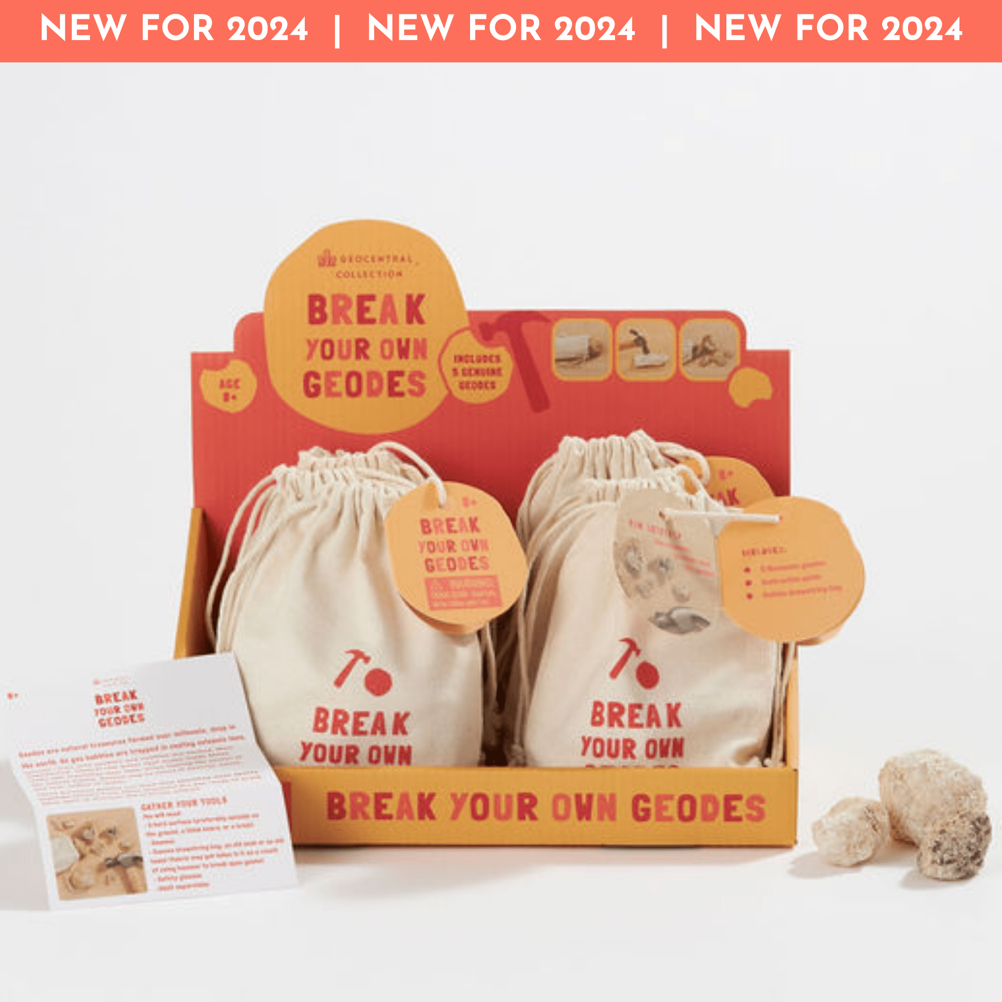 Break Your Own Geodes Bag - The Bronze Butterfly