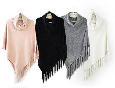Britt's Knits Beyond Soft Chenille Poncho - The Bronze Butterfly