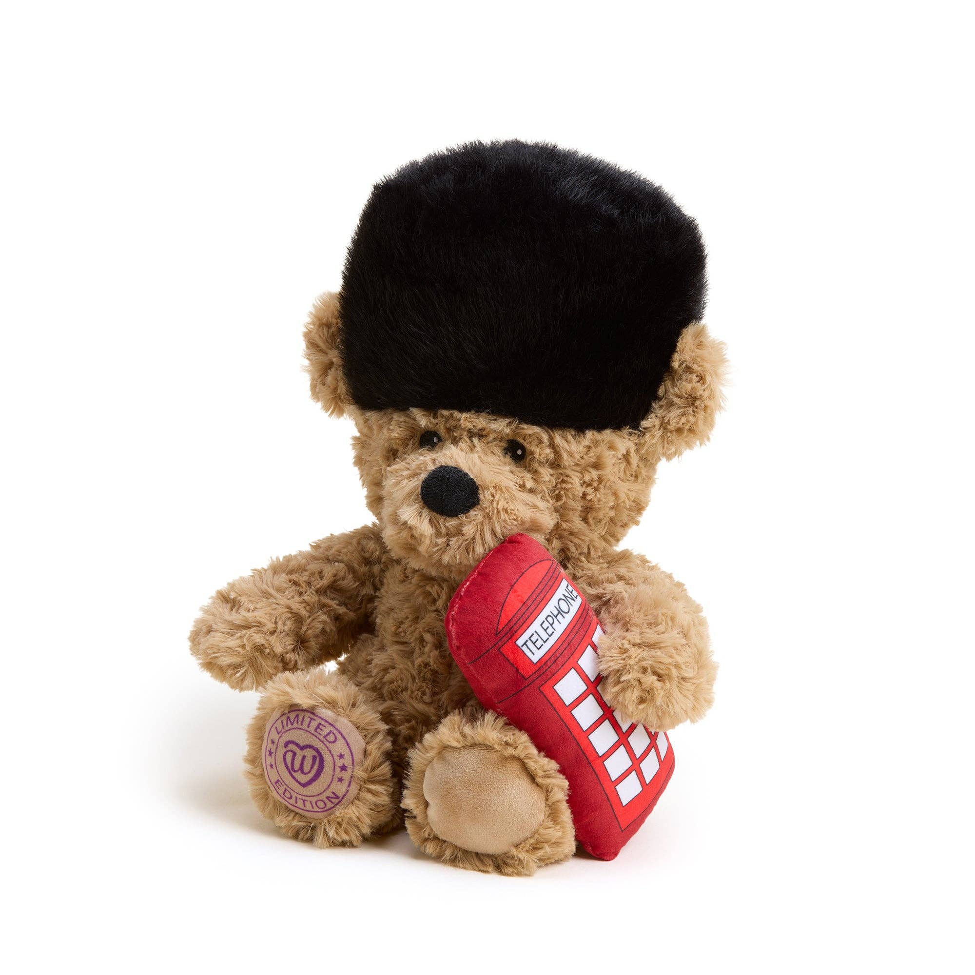 Brown Curly Bear Warmies Microwavable Plush | World Tour - The Bronze Butterfly