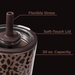 Brown Leopard HydroJug 20oz Everyday Tumbler - The Bronze Butterfly