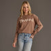 Brown Thankful Sweatshirt - The Bronze Butterfly