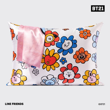 BT21 x Kitsch Satin Pillowcase Standard - Cooky - The Bronze Butterfly