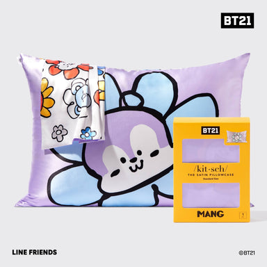 BT21 x Kitsch Satin Pillowcase Standard - Mang - The Bronze Butterfly