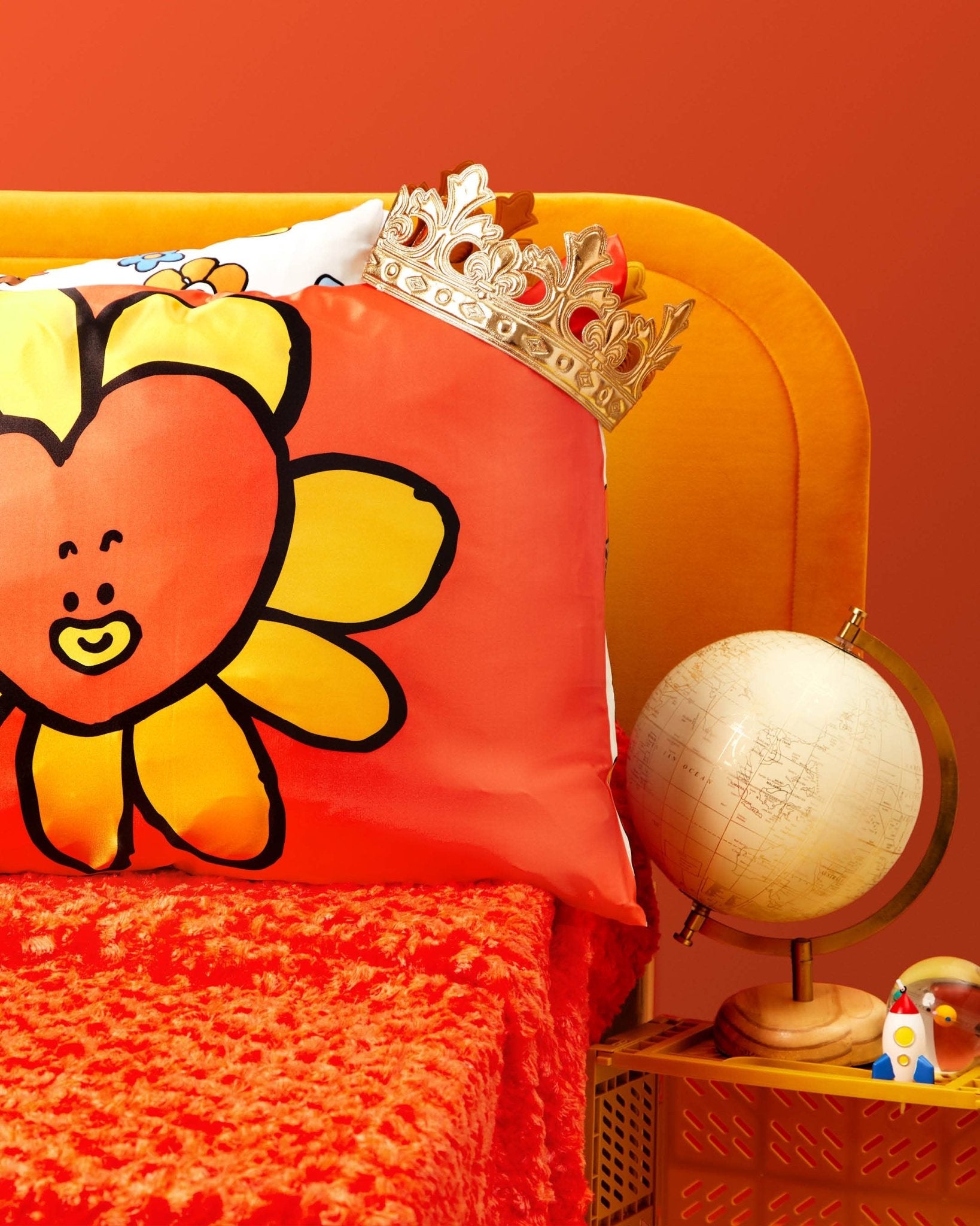 BT21 x Kitsch Satin Pillowcase Standard - Tata - The Bronze Butterfly