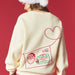 Butter Yellow Santa Letter Envelope Pocket Sweatshirt - The Bronze Butterfly