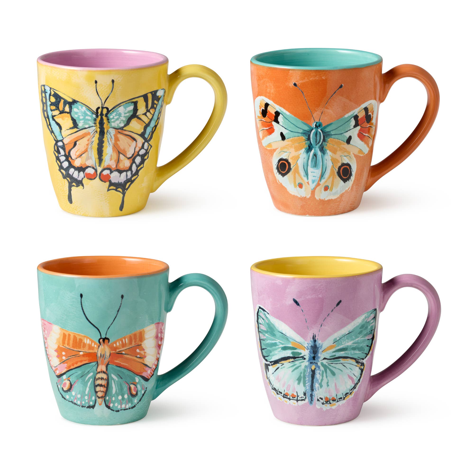 Butterflies Mug 16oz Assorted - The Bronze Butterfly