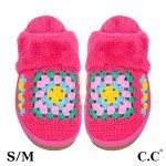 C. C. Crochet Slippers - The Bronze Butterfly