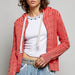 Cable-Knit Zip Front Hooded Jacket by Pol - The Bronze Butterfly