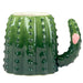 Cactus Verde 3 - D Cactus Mug 18 oz - The Bronze Butterfly