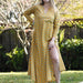 Calypso Mustard Dress - The Bronze Butterfly