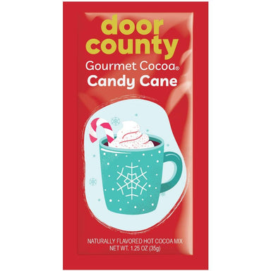 Candy Cane Hot Cocoa One-Mug Packet | Door County Coffee - The Bronze Butterfly