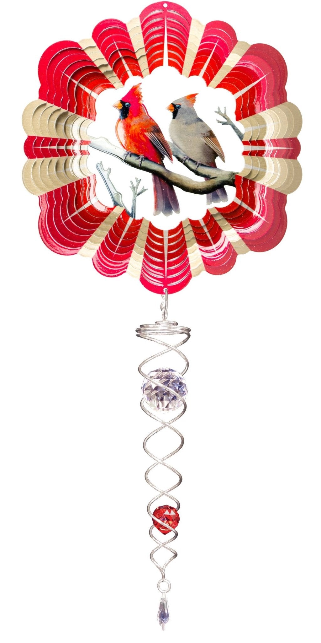 Cardinals - Mini Set Wind Spinner - The Bronze Butterfly