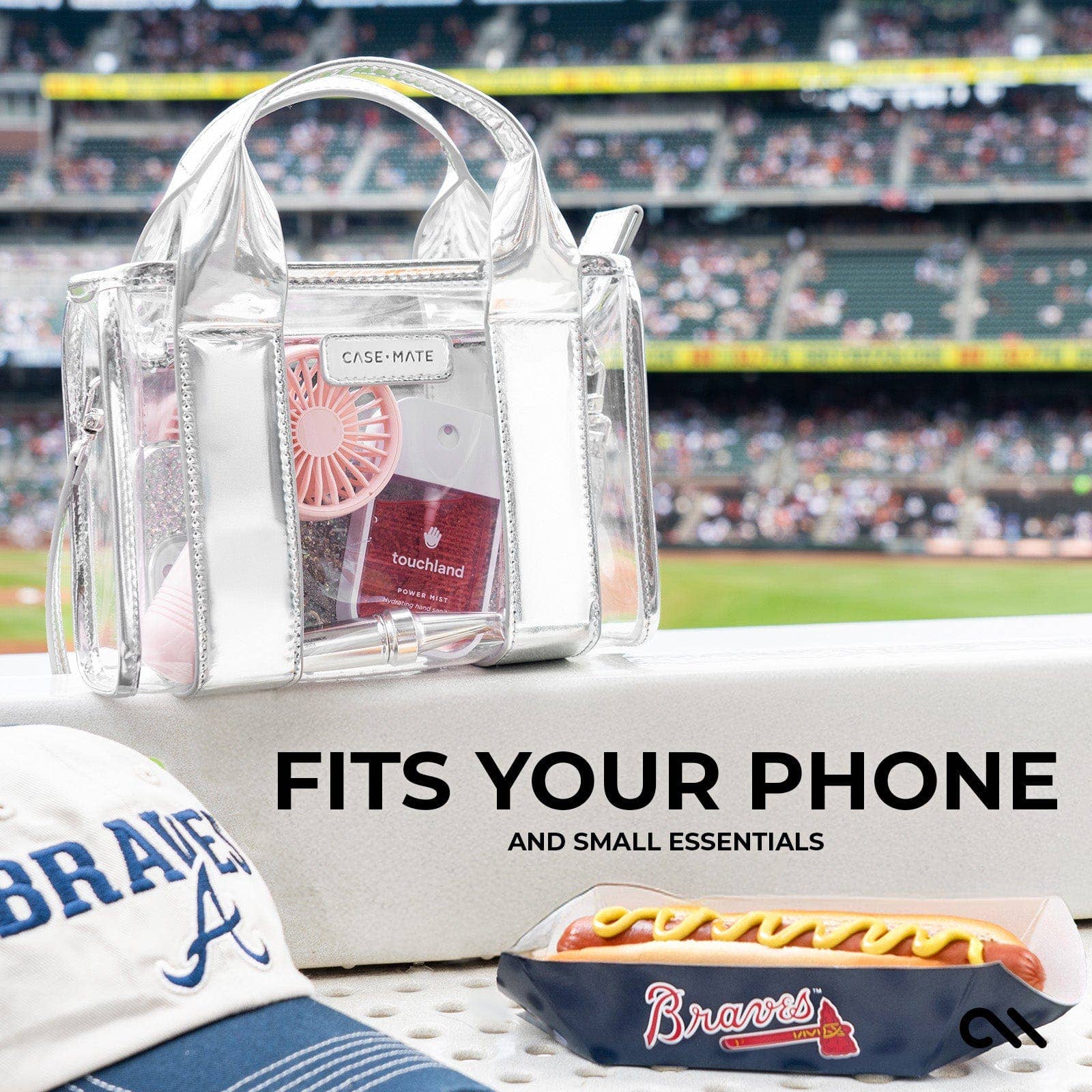 Case - Mate Clear Stadium Bag - The Bronze Butterfly
