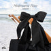 Case - Mate Midnight Black Bow Jelly Tote Bag - The Bronze Butterfly