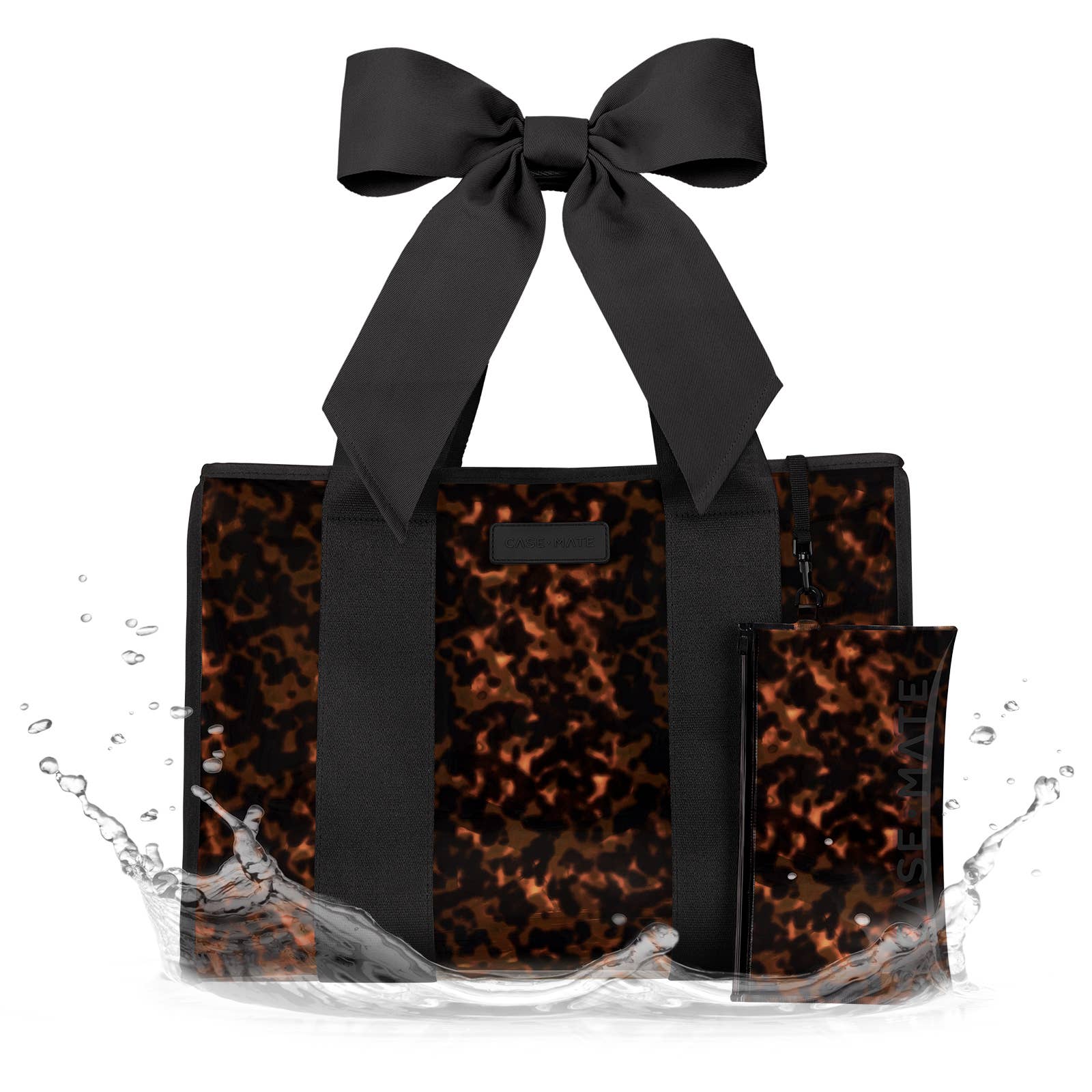 Case-Mate Tortoiseshell Bow Jelly Tote Bag - The Bronze Butterfly