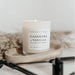 Cashmere and Vanilla 11 oz Soy Candle - The Bronze Butterfly