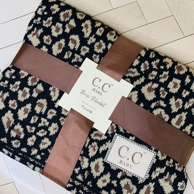 C.C Baby Blanket - Black - The Bronze Butterfly