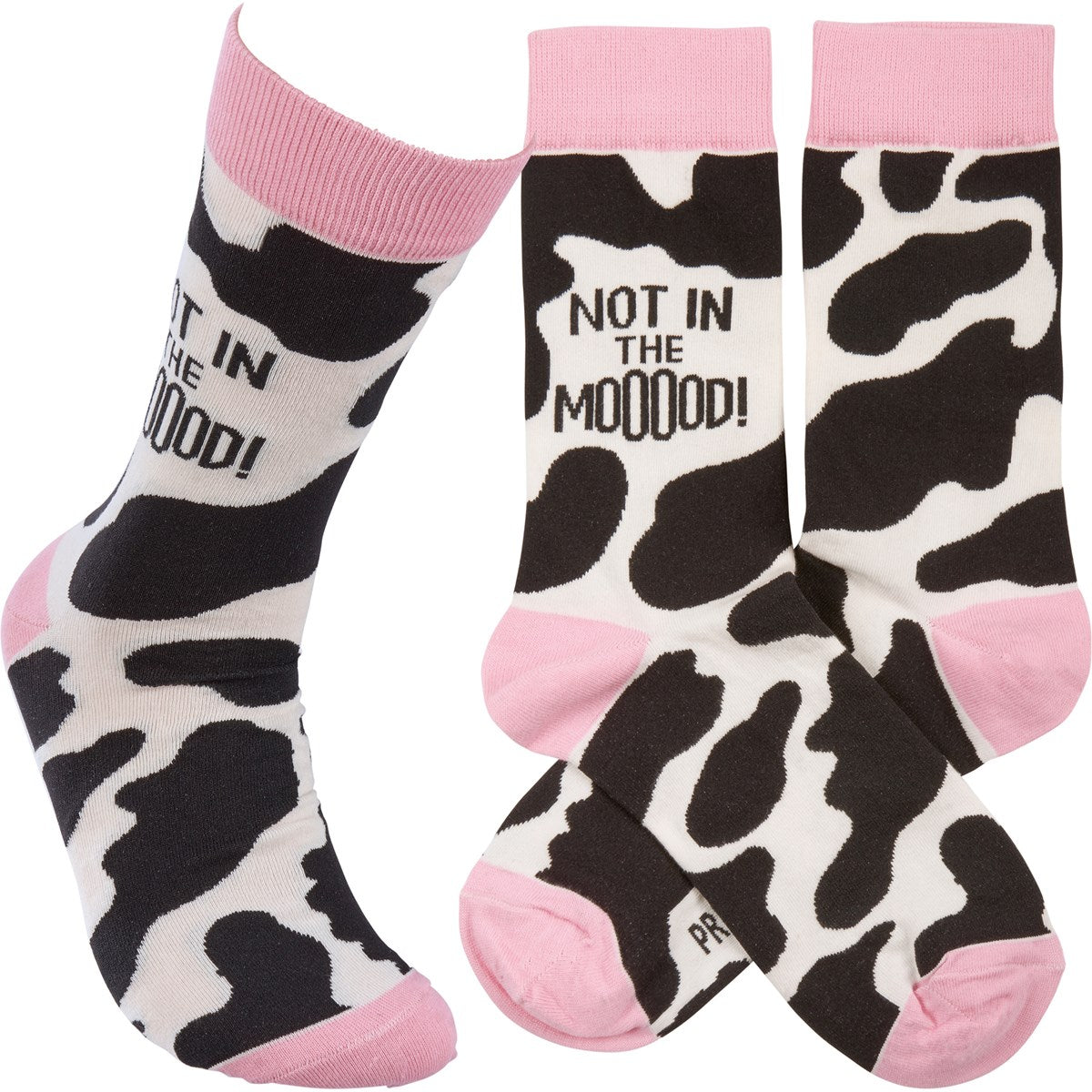 PInk and cow print with not in the MOOOOD 