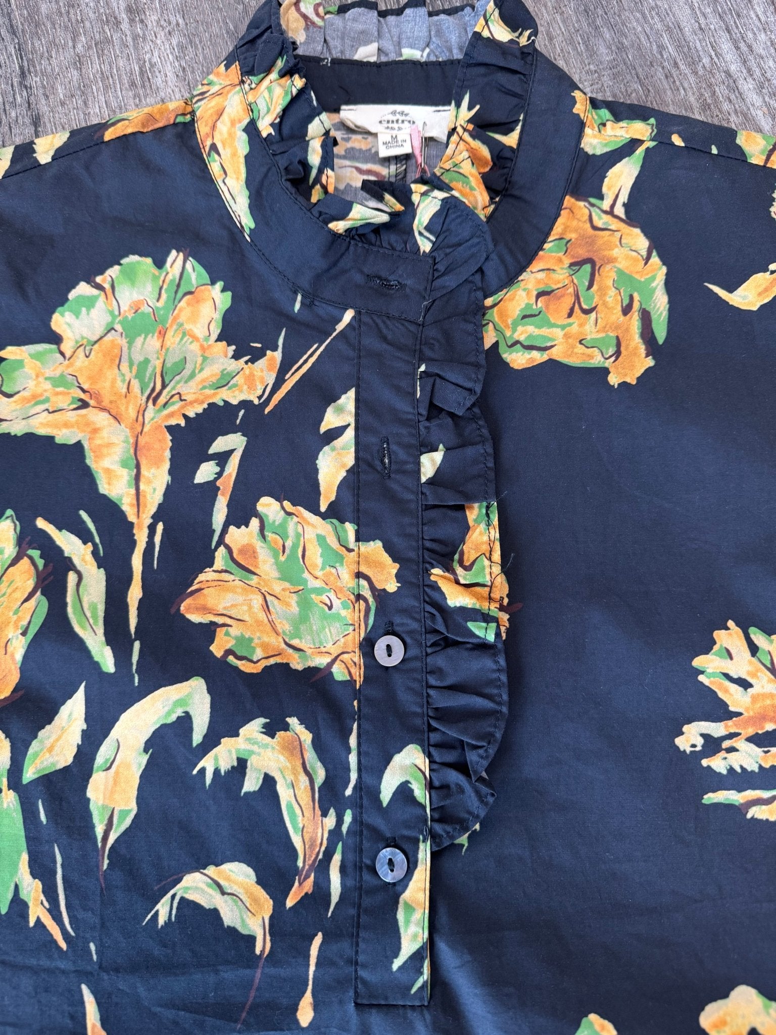 Charming Floral Top Plus Size - The Bronze Butterfly