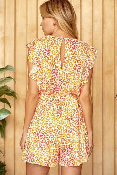 Cheetah Print Romper - The Bronze Butterfly