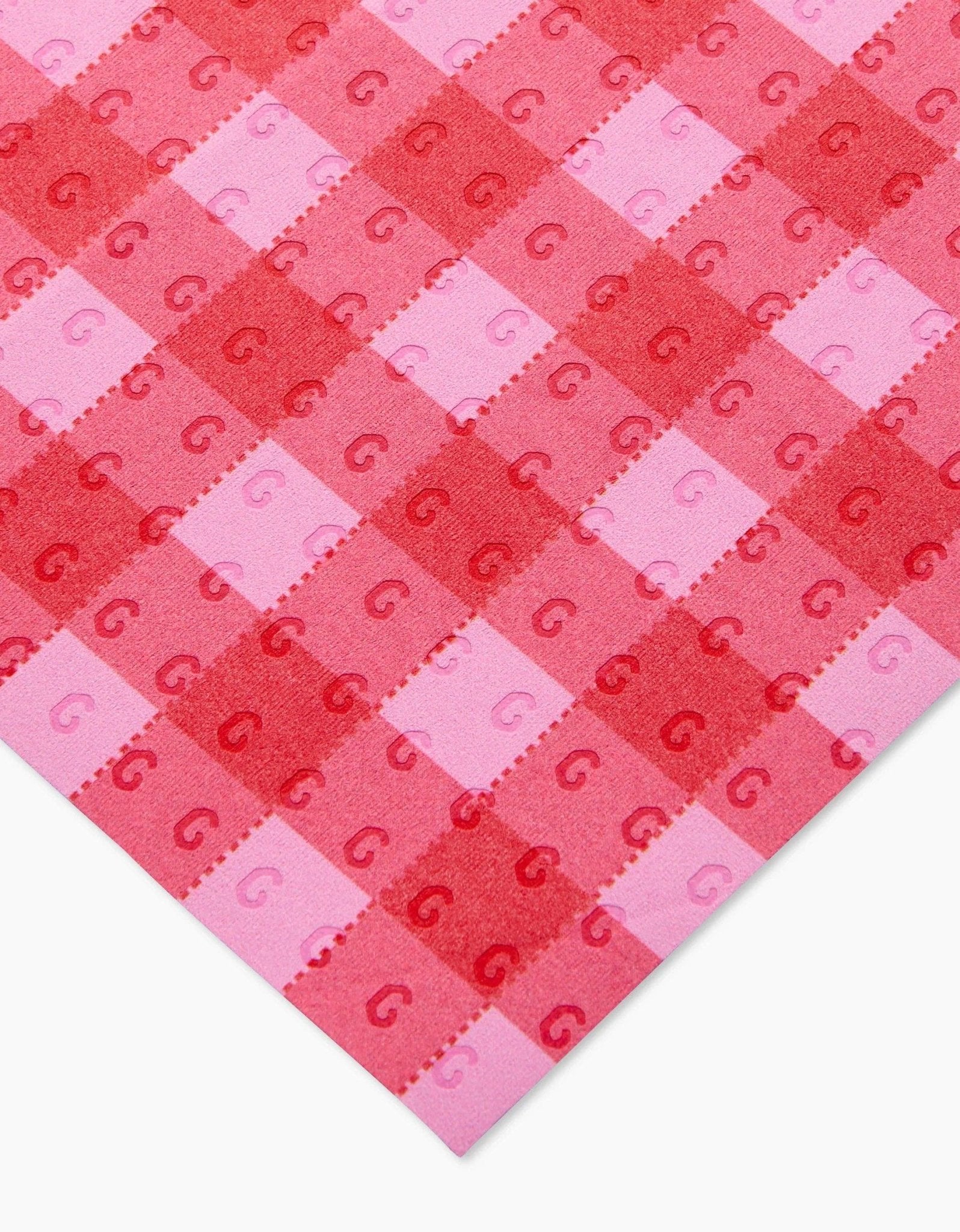 Cherry Gingham Not Paper Towel by Geometry - The Bronze Butterfly