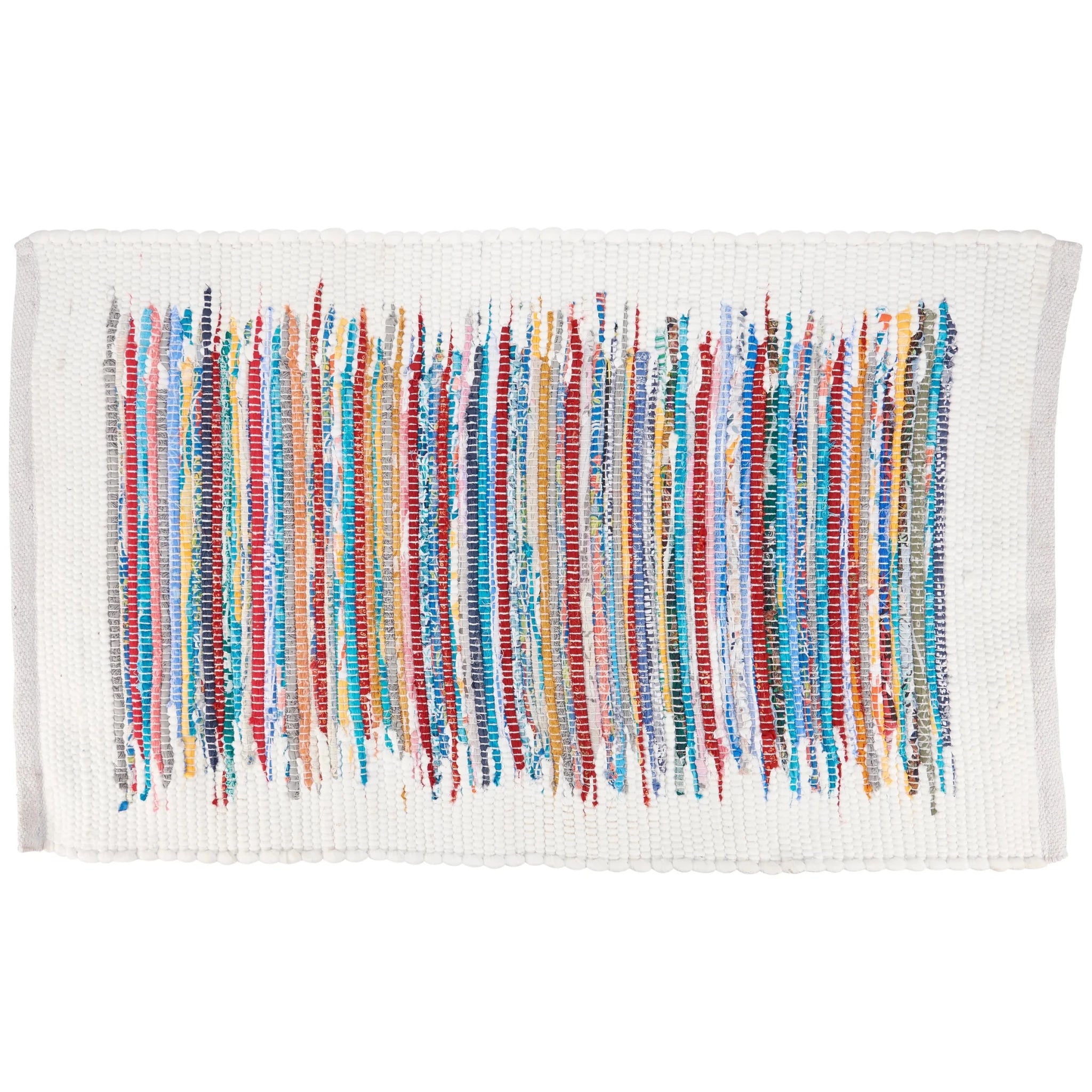 Chindi Stripe Accent Rug | Indoor Outdoor | 34x20 - The Bronze Butterfly