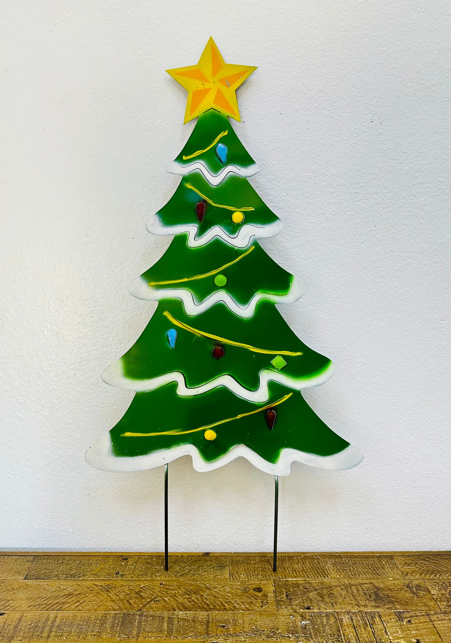 Christmas Garden Stake - The Bronze Butterfly