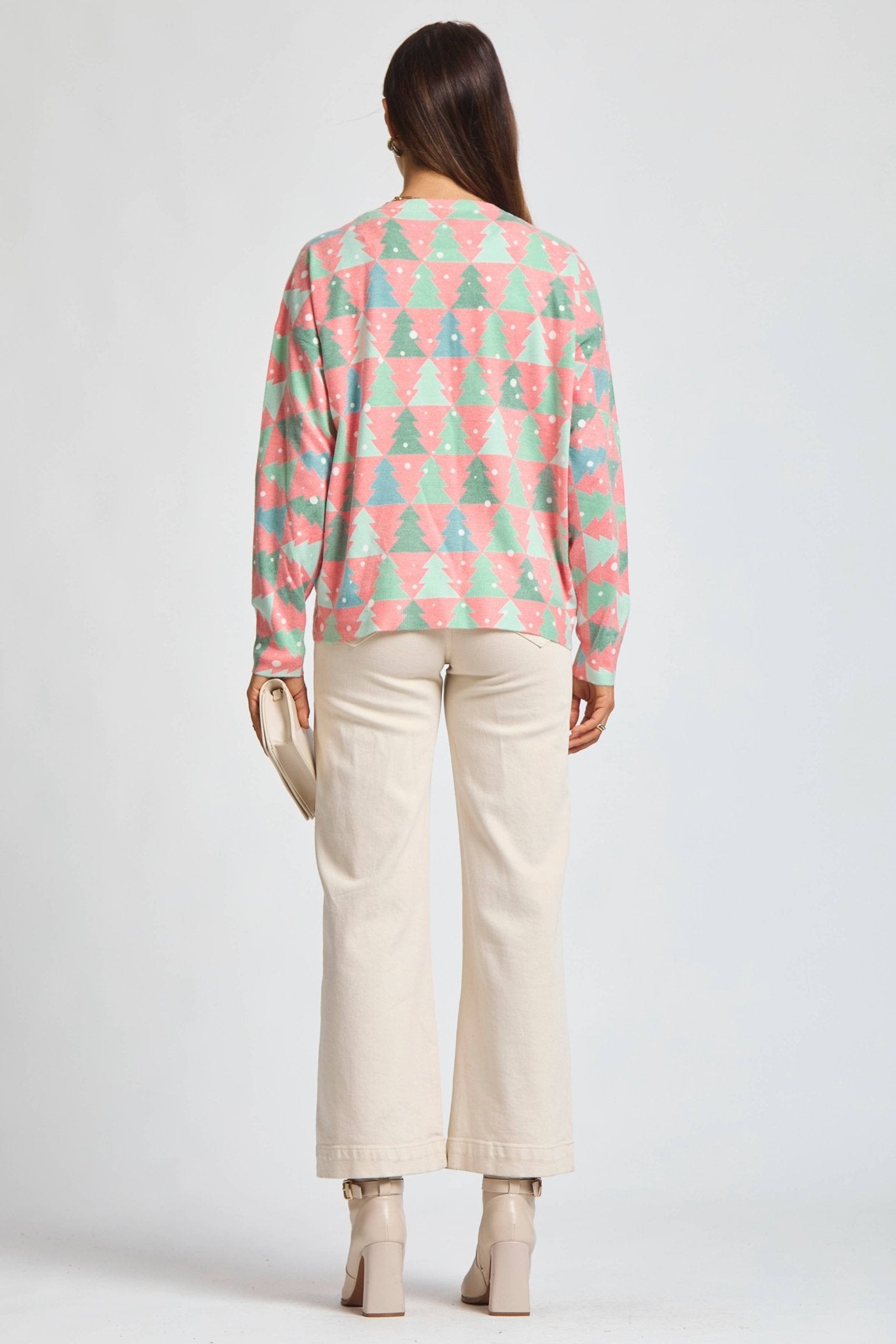 Christmas Tree Holiday Sweater - The Bronze Butterfly