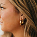 Chunky Geometric Hoops - WATERPROOF - The Bronze Butterfly