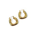 Chunky Geometric Hoops - WATERPROOF - The Bronze Butterfly