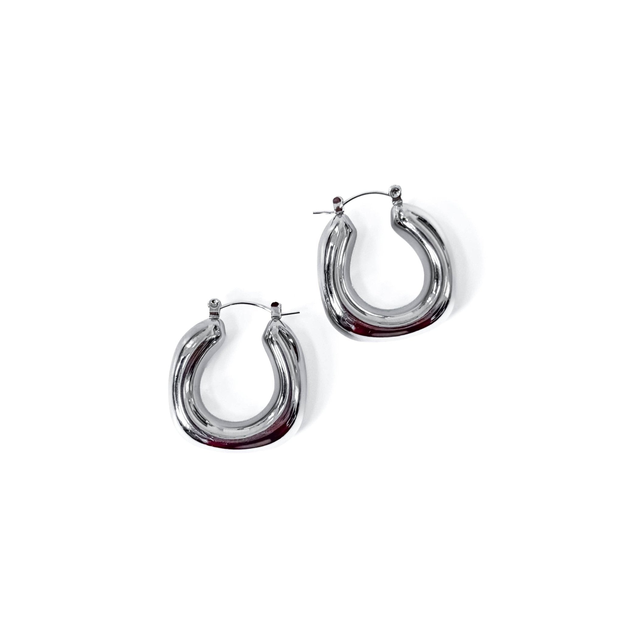 Chunky Geometric Hoops - WATERPROOF - The Bronze Butterfly