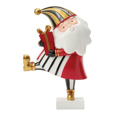 Clamx Santa holding gift box - The Bronze Butterfly
