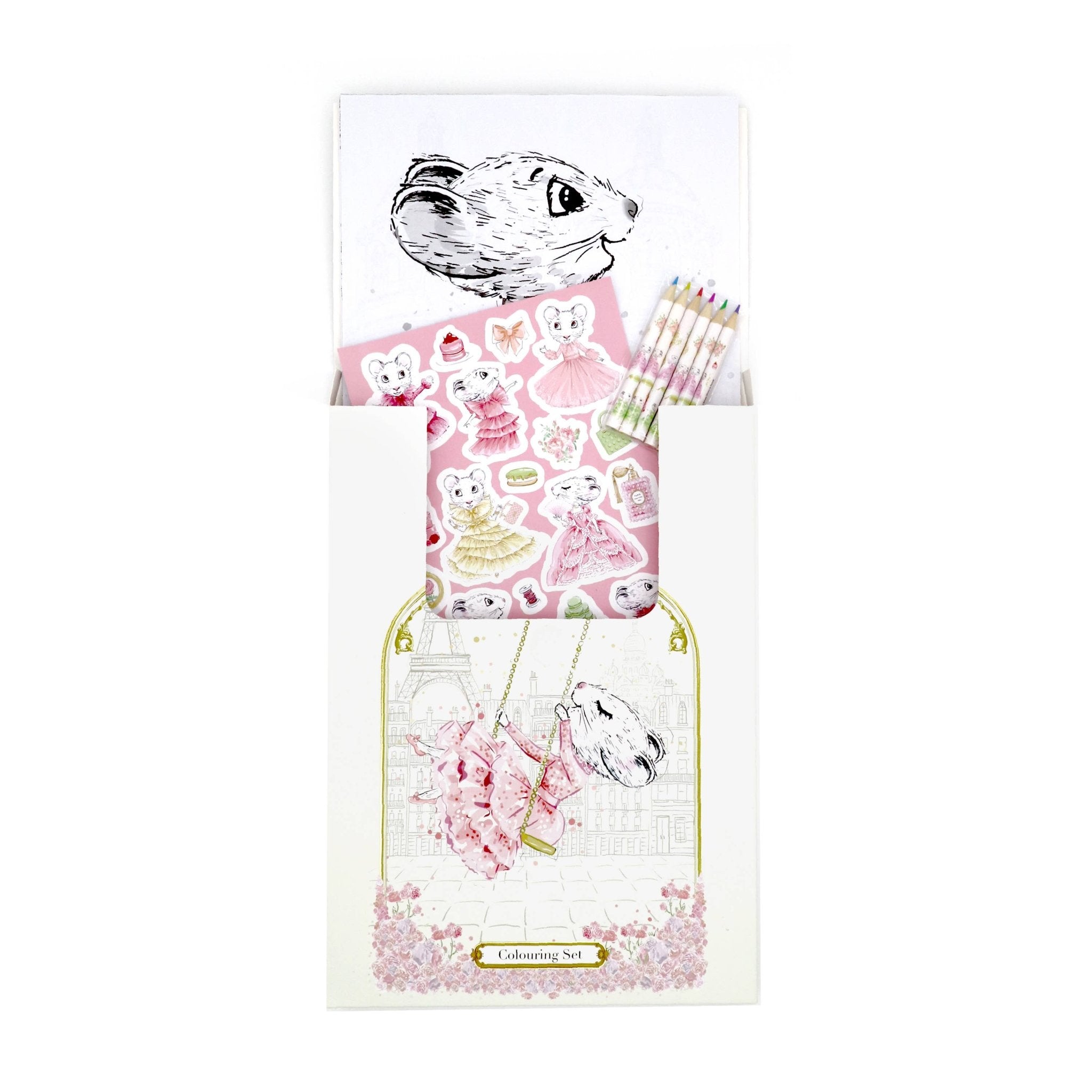 Claris The Chicest Mouse In Paris - Coloring Set - The Bronze Butterfly