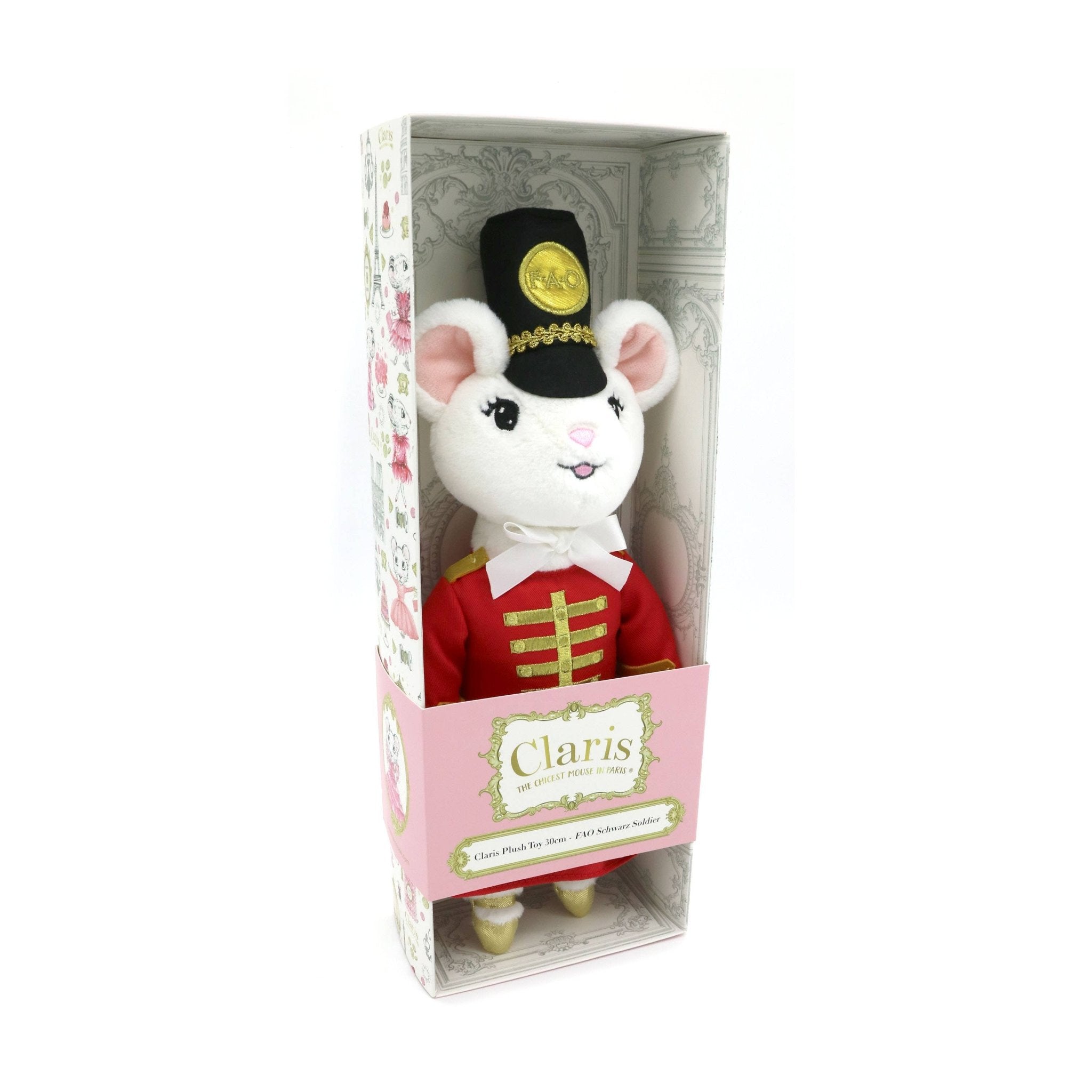 Claris The Chicest Mouse In Paris - FAO toy soldier plush - The Bronze Butterfly