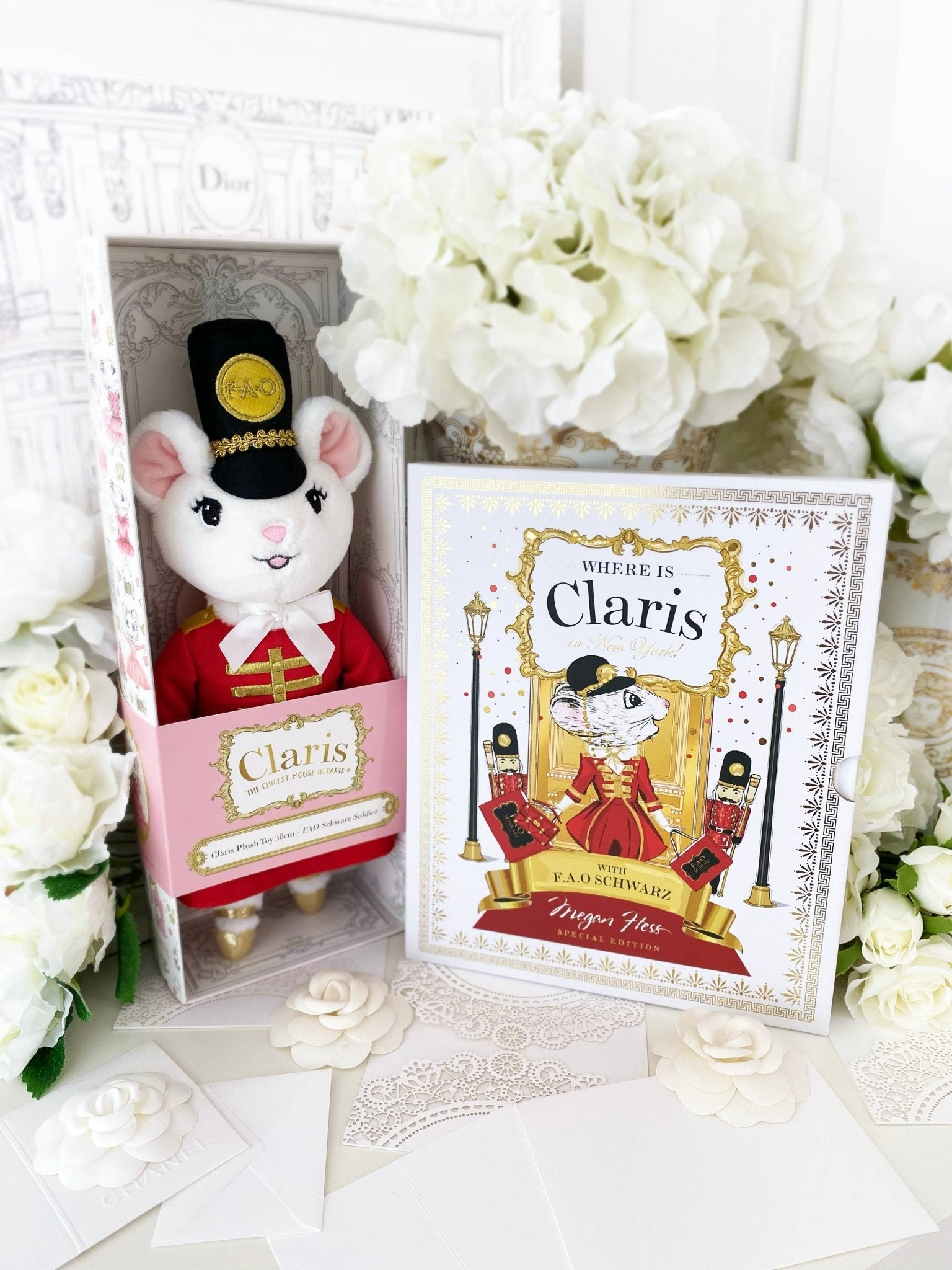 Claris The Chicest Mouse In Paris - FAO toy soldier plush - The Bronze Butterfly