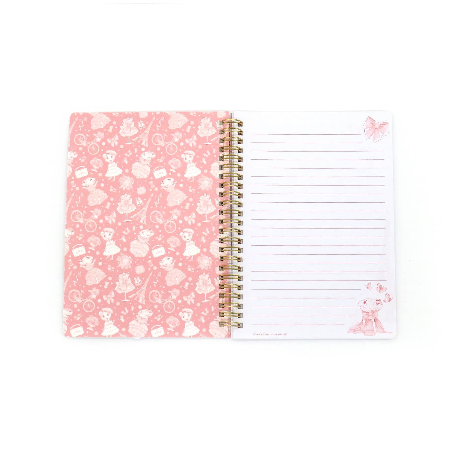 Claris the Mouse - Magnificent Mess A5 Notebook - The Bronze Butterfly