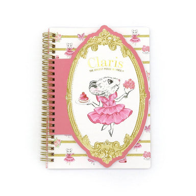 Claris the Mouse - Magnificent Mess A5 Notebook - The Bronze Butterfly