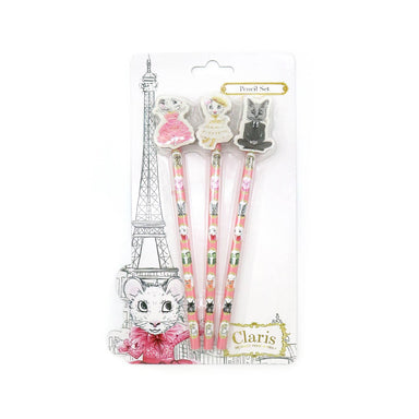 Claris The Mouse - Magnificent Mess Pencil Set - The Bronze Butterfly